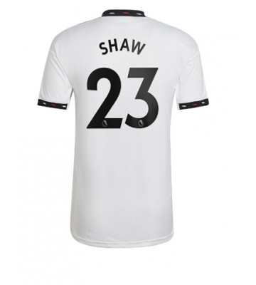 Manchester United Luke Shaw #23 Bortedrakt 2022-23 Kortermet